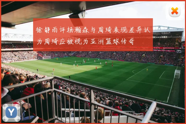 徐静雨评杨瀚森与周琦表现差异认为周琦应被视为亚洲篮球传奇